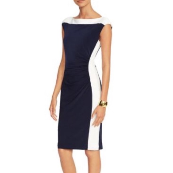Lauren Ralph Lauren Dresses & Skirts - 🎉HP🎉NWT Ralph Lauren Color Block Silhouette Dress